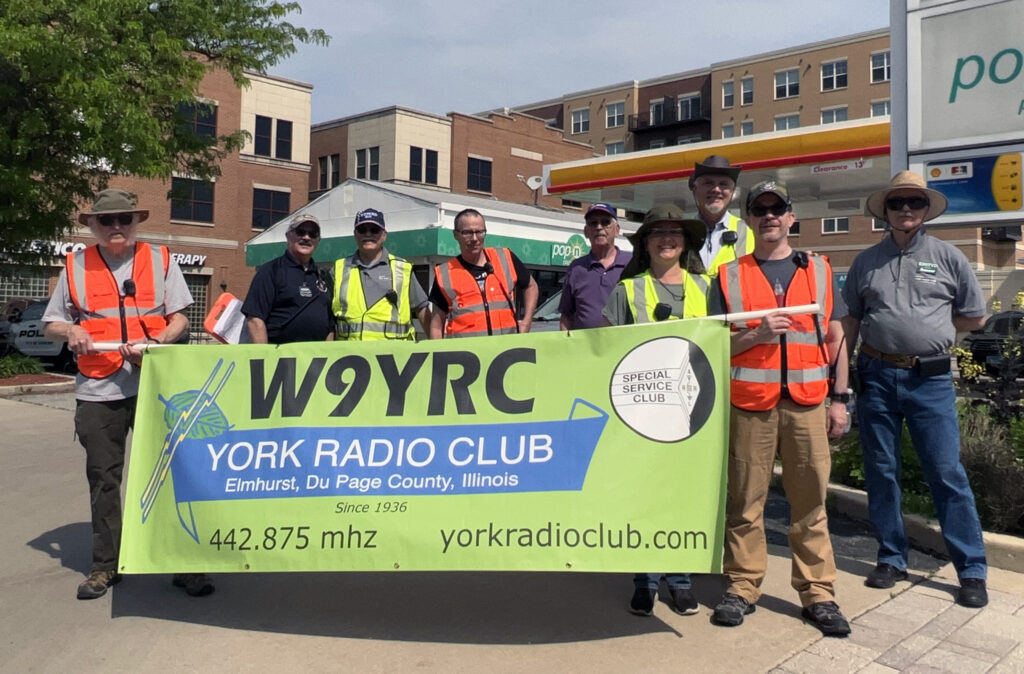 YRC supports 2022 Elmhurst Memorial Day parade York Radio Club